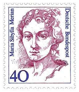 Porträt auf einer Briefmarke